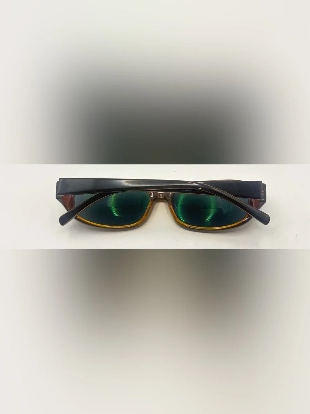 SG803 Brown Oval Sunglasses Frames Only